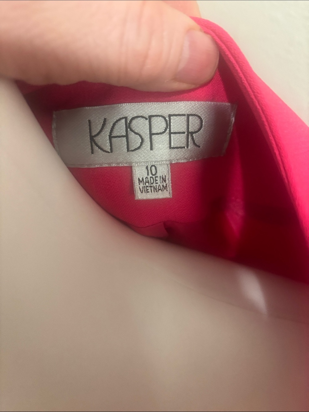 Kasper Bright Pink Open-Front Blazer - Picture 3 of 10